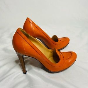 Bottega Veneta Shoes Bottega Veneta High Heel Pumps Size 37 Orange Poshmark